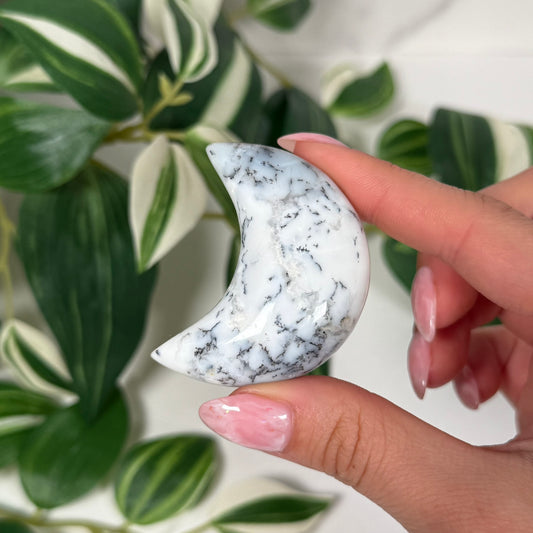 Dendritic opal moon