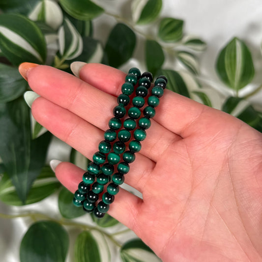 Malachite bracelet 6mm
