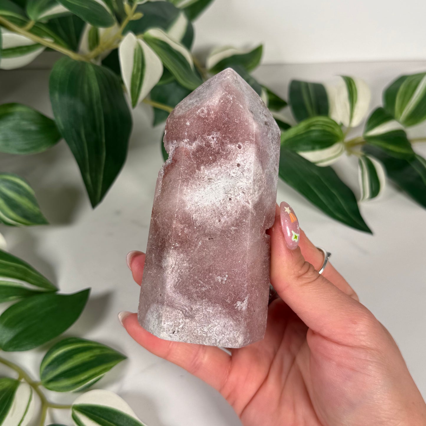 Pink amethyst tower 82