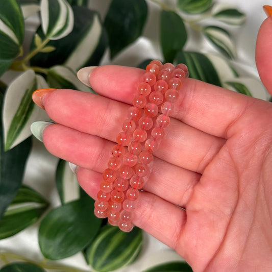 Nanhong agate bracelet 5.5mm