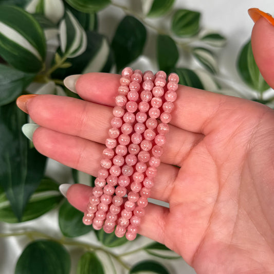 Rhodochrosite bracelet 5mm
