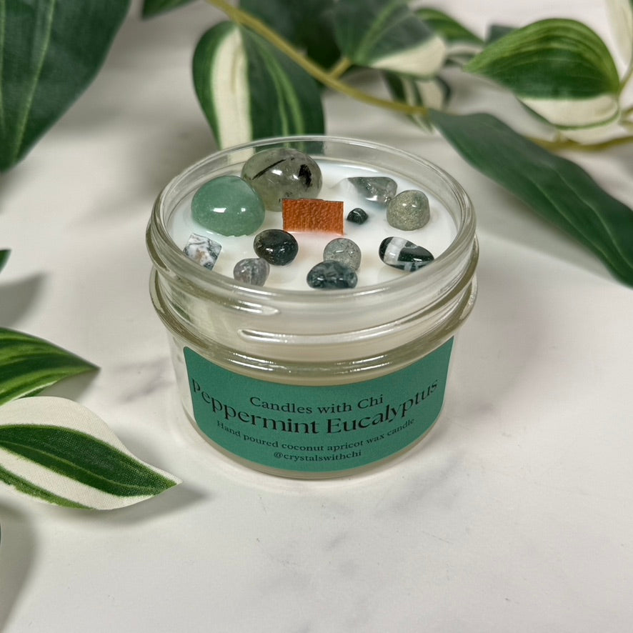 Peppermint Eucalyptus Candle - Small 4oz