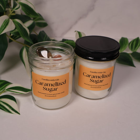 Caramelized Sugar candle - Medium 6oz, regular wick
