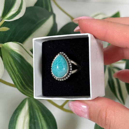 Size 7 amazonite ring
