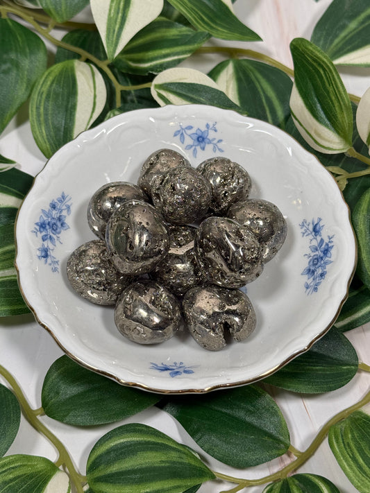 Pyrite tumble
