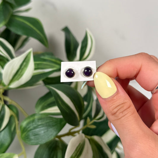 Sugilite earring studs