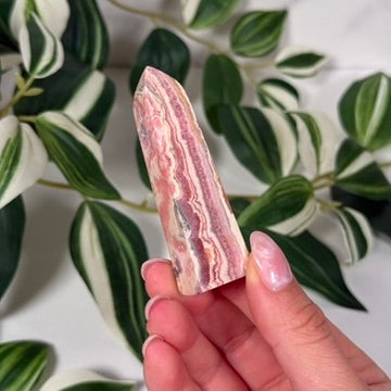 Rhodochrosite tower