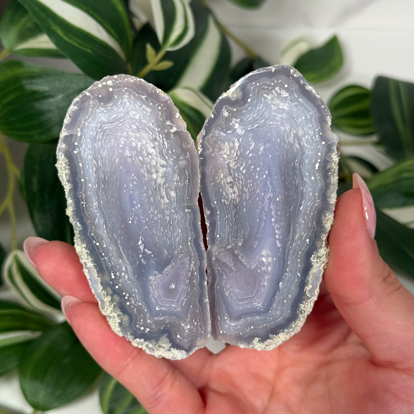 Starry Night agate pair 500