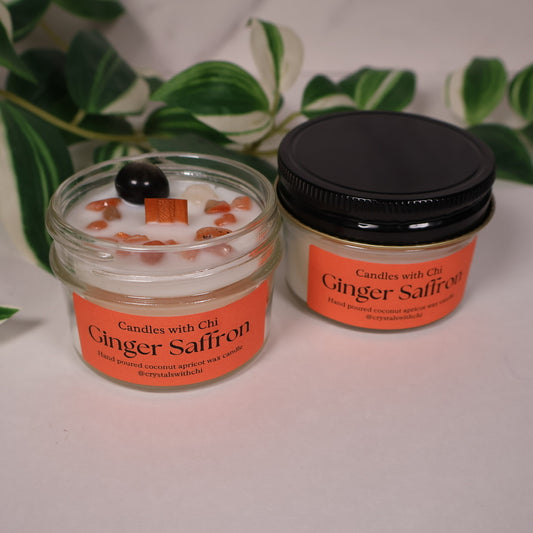 Ginger Saffron candle - Small 4oz