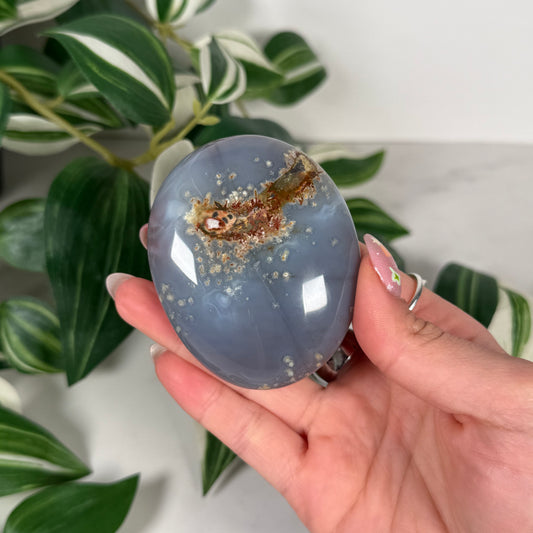 Mozambique agate palmstone 38