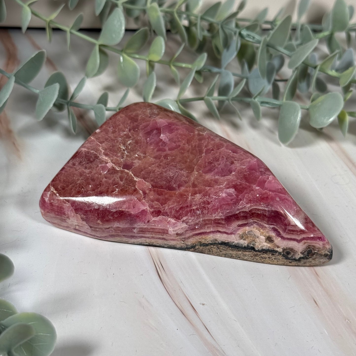 Polished gel cobalto calcite 336