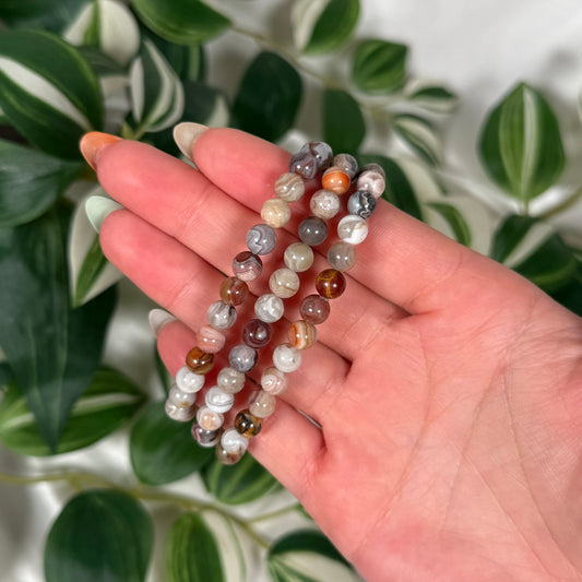 Laguna lace agate bracelet 6mm
