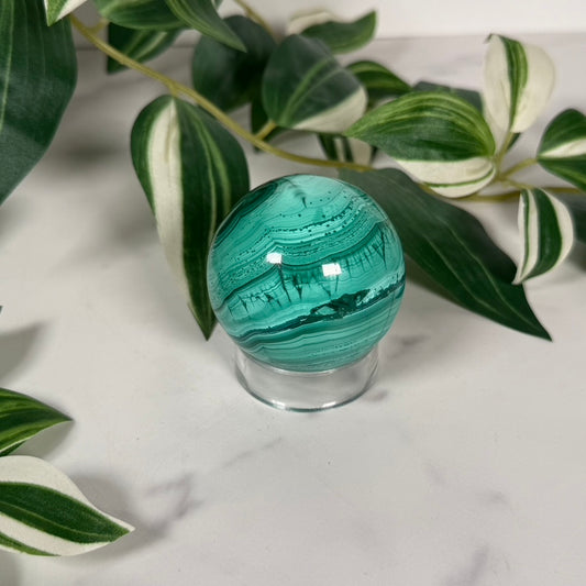 Malachite sphere