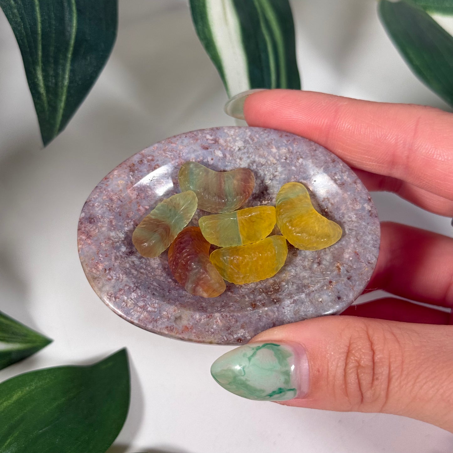 Fluorite mini orange slice
