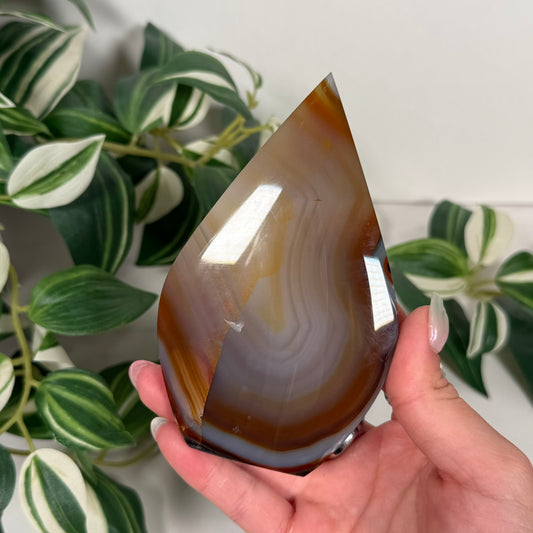 Agate freeform flame 28