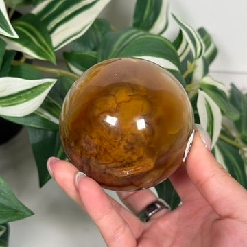 Carnelian sphere