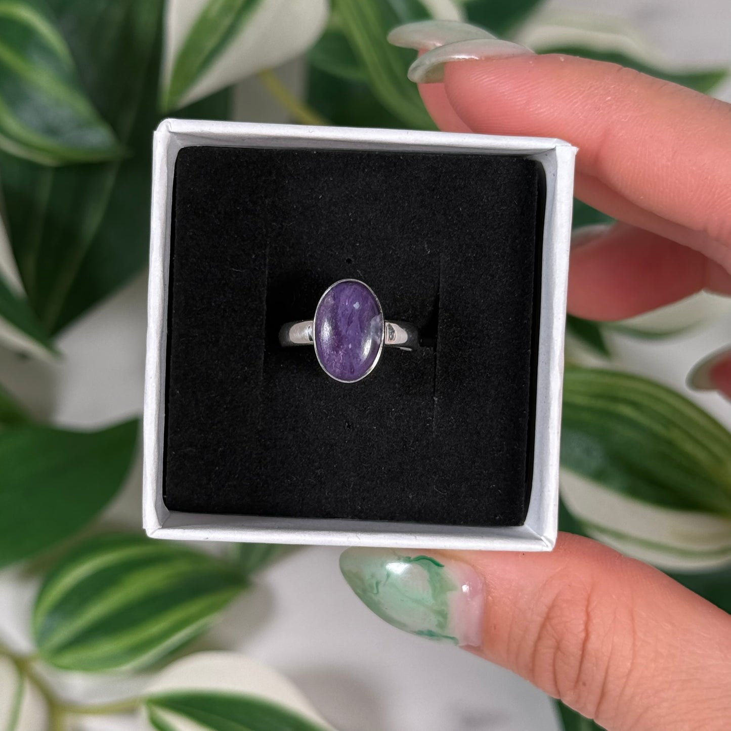 Size 5 Tiffany stone ring