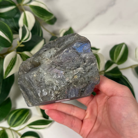 Labradorite partially polished freeform 48