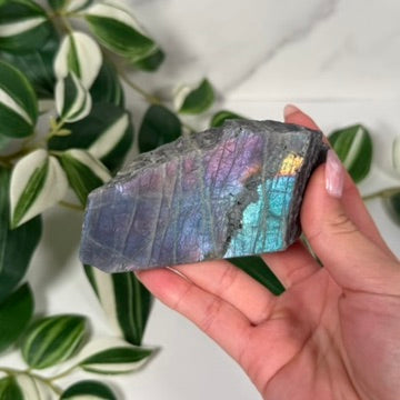 Labradorite partially polished freeform 28