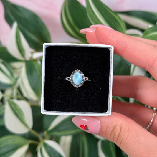 Size 5 larimar ring