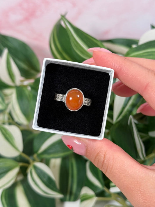 Carnelian ring (sizes 11, 12)