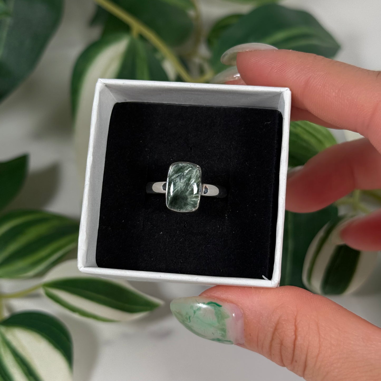 Size 10 Seraphinite ring