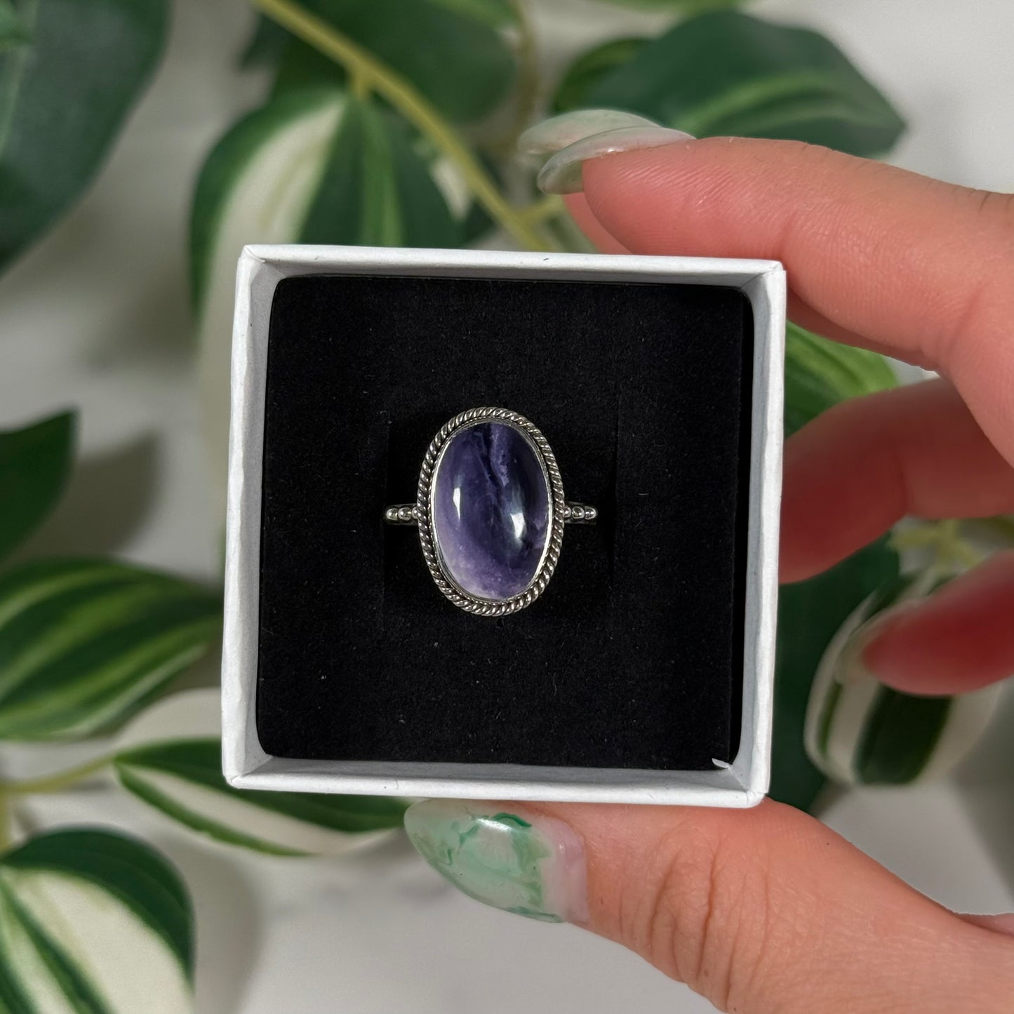Size 9 Tiffany stone ring