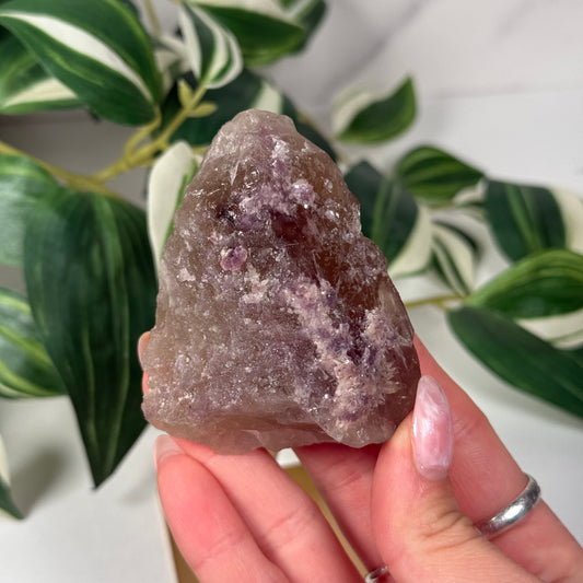 Natural citrine with mica 112