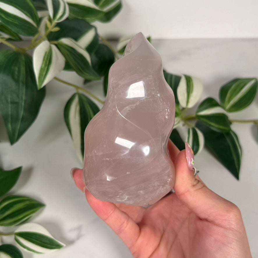 Rose quartz flame 55