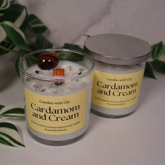 Cardamom and Cream candle - Large 8oz