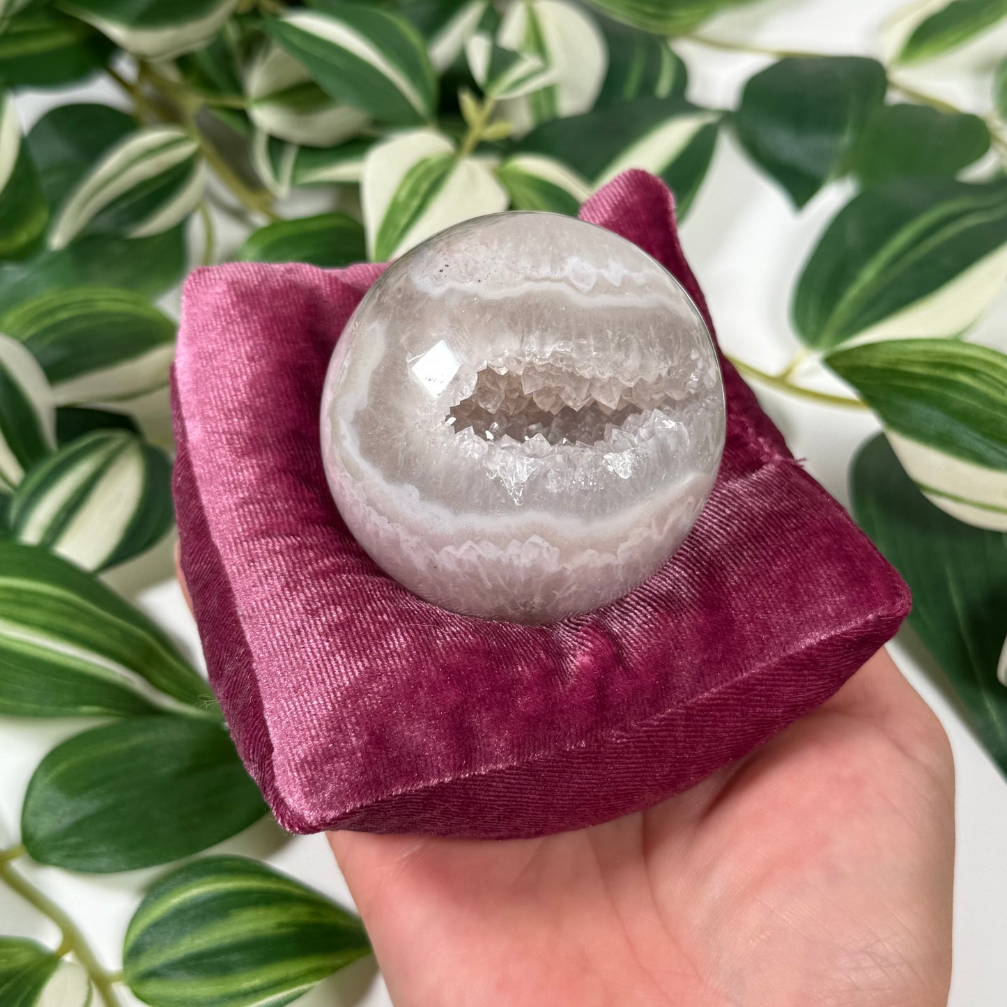 Pink display pillow