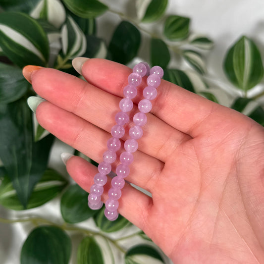 Kunzite bracelet 7mm