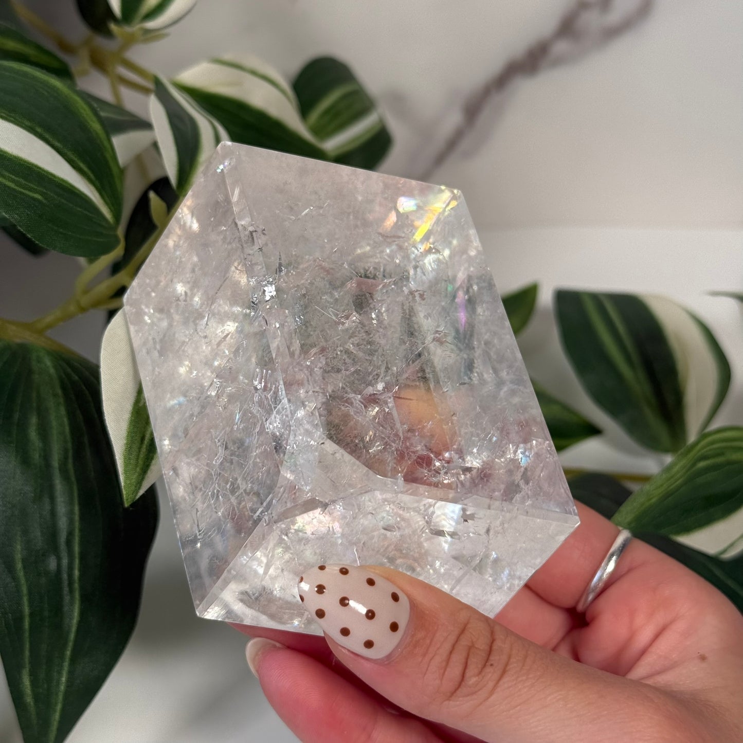 Optical calcite freeform 130