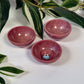 Pink petrified wood mini bowl