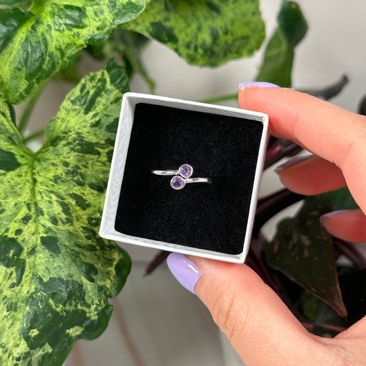 Amethyst ring - pick your size