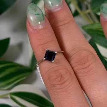 Size 6 iolite ring