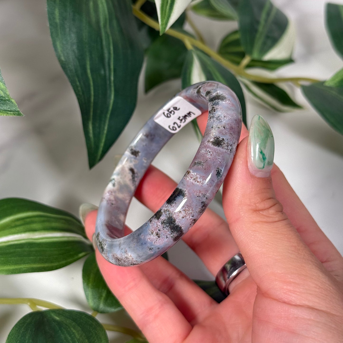 62.5mm Cosmic jasper bangle E