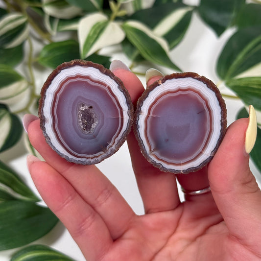 Zhanguo agate pair 90