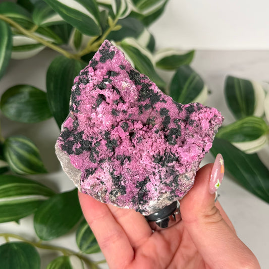 Cobalto calcite with malachite 78