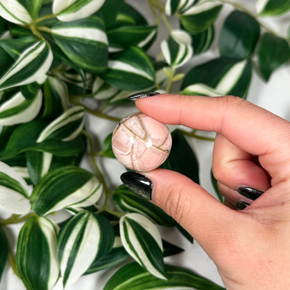 Australian pink opal mini sphere