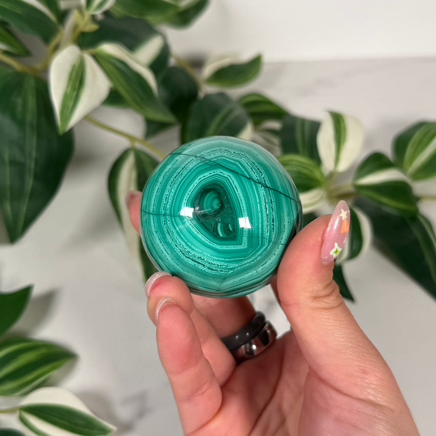 Malachite sphere