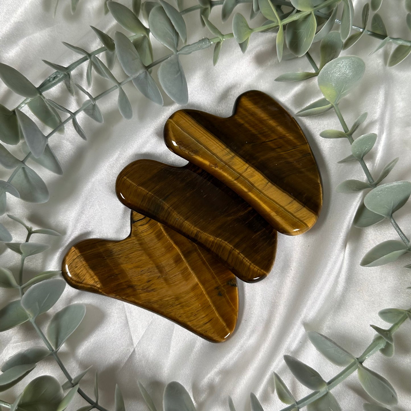 Tiger's eye gua sha