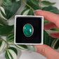 Size 8 malachite ring
