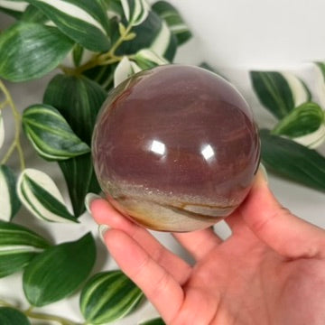 Polychrome jasper sphere 68