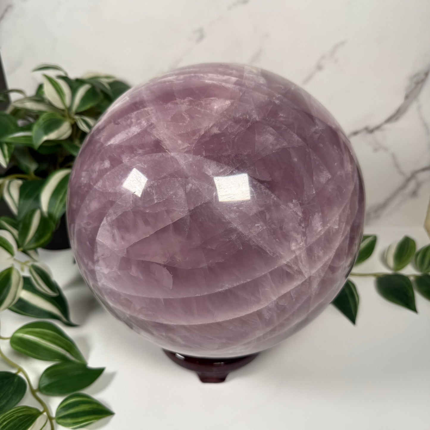 40lbs Rose quartz sphere