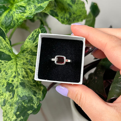 Garnet ring (size 7, 8, 9)