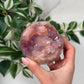 Pink amethyst x amethyst sphere 322