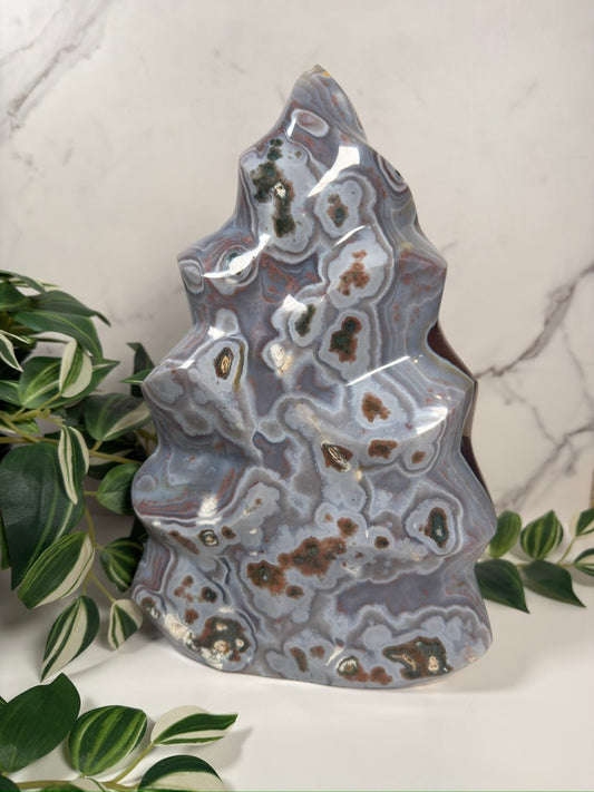 XL Orca agate flame
