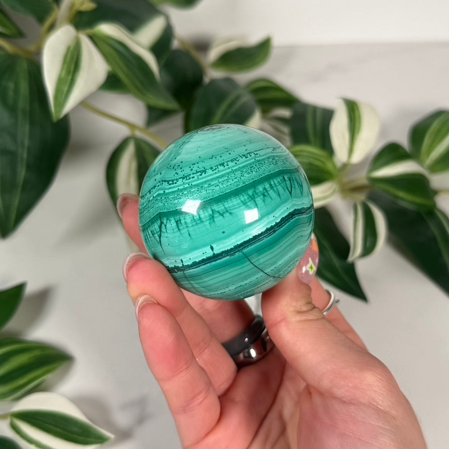 Malachite sphere