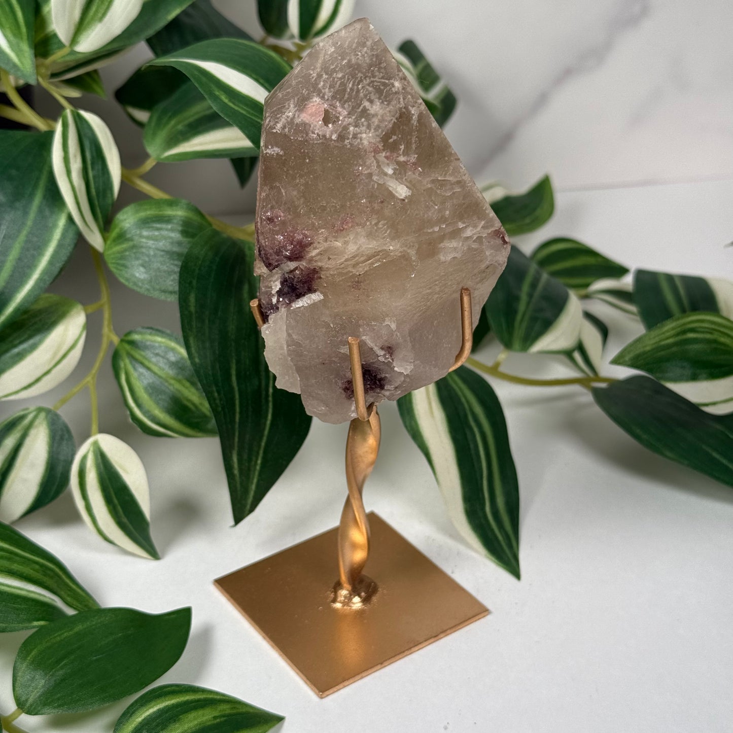 Natural citrine with mica 372